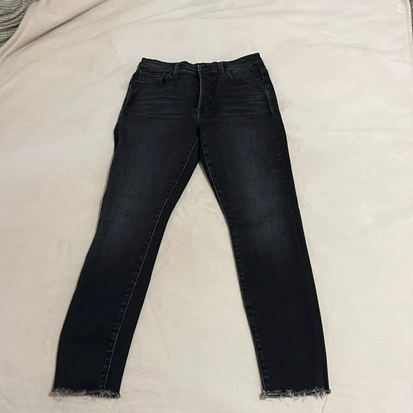 MOTHER The Pixie Swooner  Ankle fray Jeans In thunder road size 29 - Picture 4 of 11